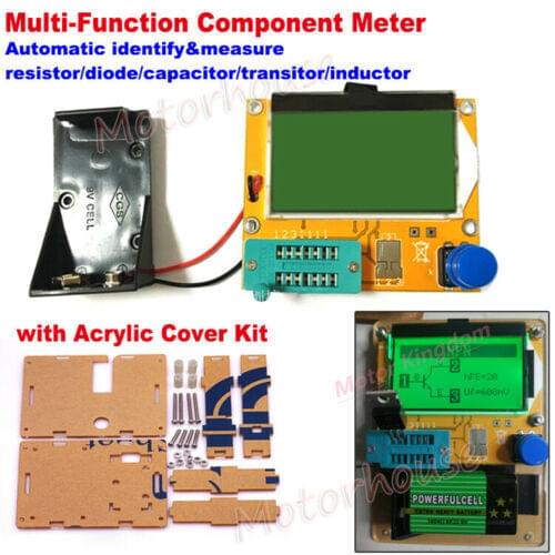LCR-T4 Digital LCD Component Transistor Diode Capacitance Inductance ESR Meter