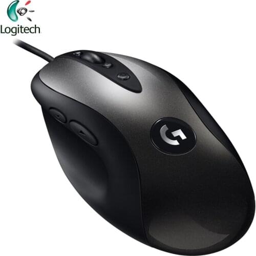 Original Logitech MX518 Gaming Mouse with HERO Engine 16000DPI Fever Level for Gaming and Business