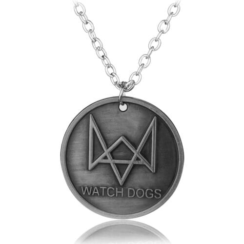 New Arrival Game Watch Dogs 2 Dedsec Pendant With link Chain For Men Gifts