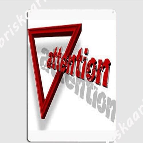 Beware Of The Danger Metal Sign Club Party create Plaques Kitchen Tin sign Poster