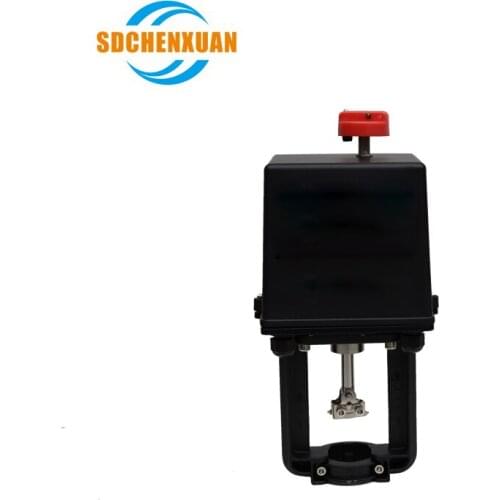 Actuator with potentiometer feedback compact actuator