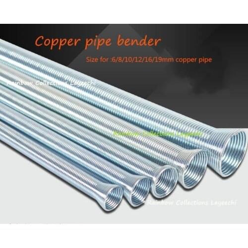 Manual PVC Wire Spring Aluminum Copper Pipe Bender Curve Springs Tube Bending Device Tools Refrigeration Repair tool