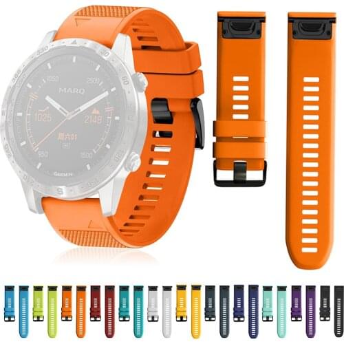 Silicagel Wrist Strap Soft Quick Install Band Replacement Band for Garmin MARQ 5 Style Smart Watch Luxury Sport Bracelet 19May3
