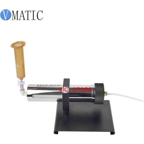 High Quality Glue Dispensing Manually Operated Syringe Fillers Set For 6OZ Cartridge With Wood Stand