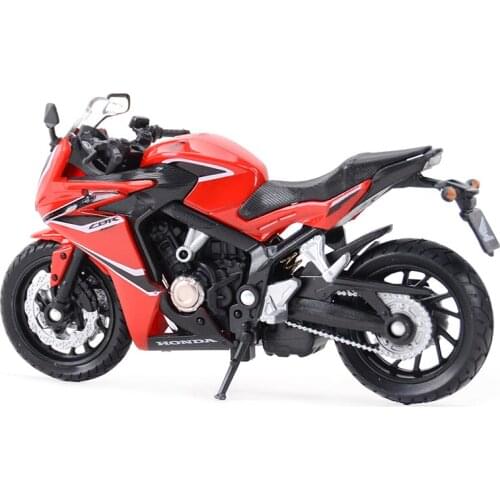 1:18 Honda CBR650F Die Cast Vehicles Collectible Hobbies Motorcycle Model Toys Xmas Birthday Gift for Boy Home Deco