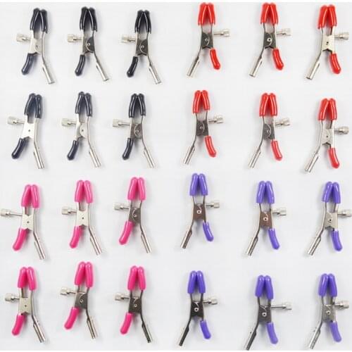 1/4pcs Metal Nipple Clamps Breast Nipple Clip Adult Games for Couples Flirt Toys Adult Games Bdsm Bondage Sexual Toy Accessories