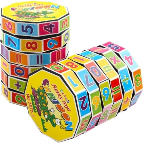 1PC Children Education Learning Math Teaching Aids Puzzle Cube for Kids Mathematics