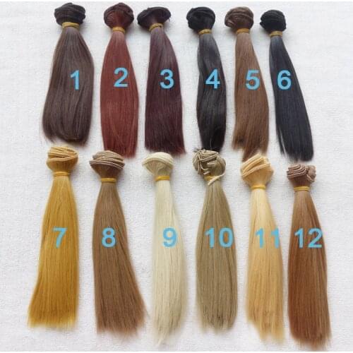 1PCS Retail Doll Accessories Synthetic Dolls Hair 15CM BJD Wig Doll DIY