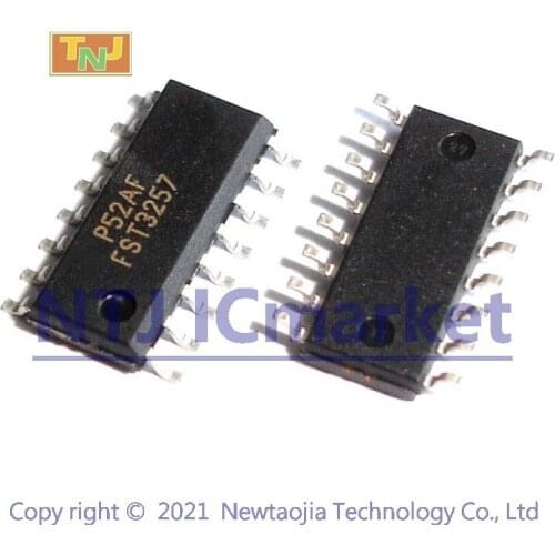 10 PCS FST3257MX SOP-16 FST3257 Quad 2:1 Multiplexer/Demultiplexer Bus Switch