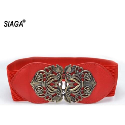 2020 New Fashion Retro Elastic Waistband Waist Belts Overcoat Decorative Womens Garment Belt Cummerbunds for Woman AK004