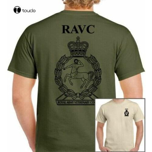 Ravc T-Shirt Royal Army Veterinary Corps British Army Military Tee Top Cap Badge