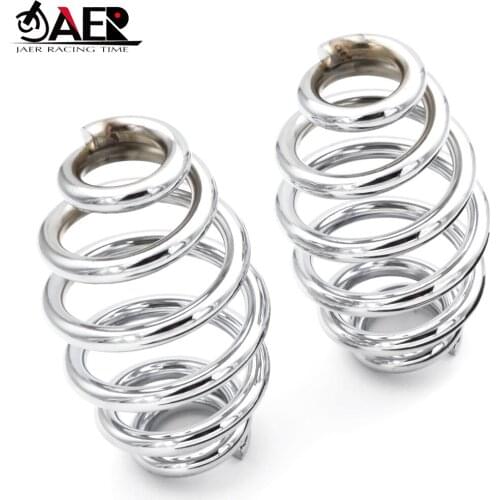 JAER Motorcycle Solo Seat 3" Inchs Springs Bracket Mounting for Harley Honda Yamaha Kawasaki Suzuki Sportster Bobber Chopper