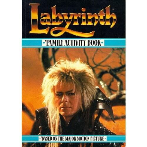 Labyrinth Book Cover Locket Necklace keyring silver Bronze tone B0942