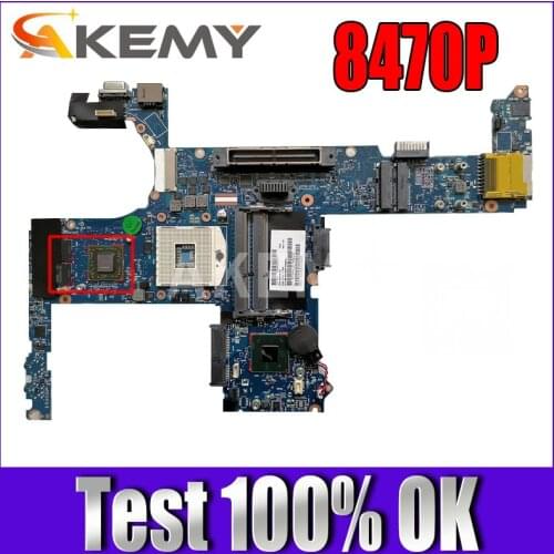 Laptop motherboard FOR HP EliteBook 6470P 8470P 8470W Mainboard 6050A2470001 686042-001 686042-601 SLJ8A 216-0833018