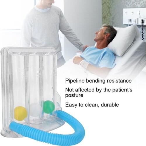 Medical Breathing Trainer Vital Capacity Instrument Lung Function Respiratory Exerciser Effectively Prevent Crossed Infection