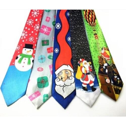Fashion Design Christmas Tie Mens Fashion Neckties Halloween Christmas Festival Tie Soft Designer Character Necktie