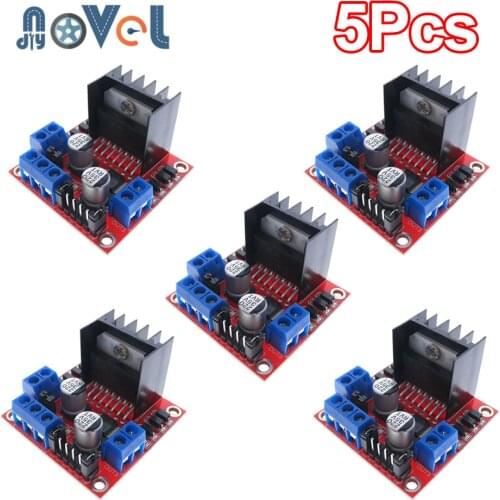 5Pcs L298N Driver Board Module 5V L298 Stepper Motor Smart Car Robot Breadboard Peltier High Power For Arduino DIY