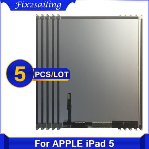 Wholesale 5pcs NEW LCD Replacement For air 1 for iPad 5 A1474 A1475 A1476 Lcd screen display touch panel digitizer repair parts