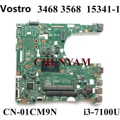 BRAND NEW 15341-1 w/ i3-7100U FOR Dell Vostro 14 3468 15 3568 Laptop Notebook Motherboard CN-01CM9N 1CM9N Mainboard 100% tested