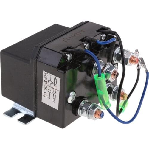 Heavy Duty 12V DC Winch Reversing Solenoid Relay 200A ATV Switch