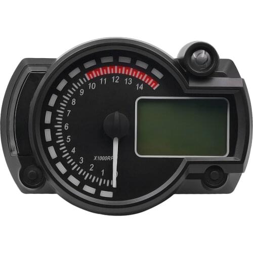 Universal Motorcycle Speeeter Meter Counter Motorcycle Tachometer Digital Speedometer Odometer Indicator Fuel Meter