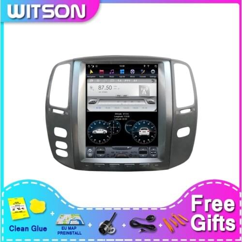 WITSON Android 9.0 Tesla Car DVD Multimedia Player For LEXUS LX470 2004-2006 4G RAM 32GB ROM