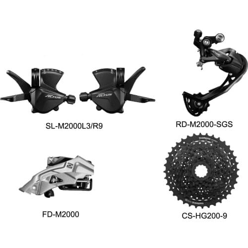 SHIMANO ALTUS M2000 Series SL-M2000-L/R bike shifting FD-M2000 Front Derailleur RD-M2000REAR Deraill CS-HG200-9 SHIMANOs ALTUS