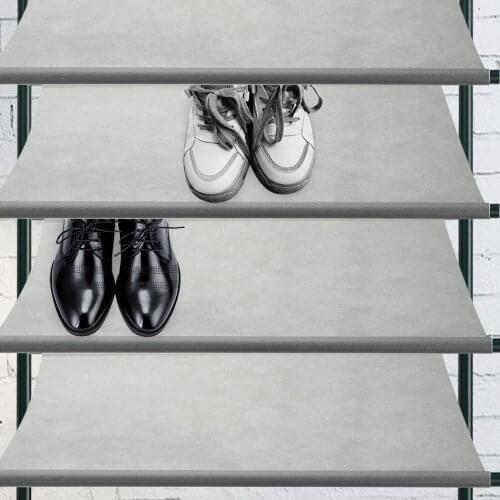 10Pcs Gray Shoes Cloth Extend Shoe Shelf Use Life Replacement Cloth Home Dorm Dustproof Non-wovenF Abric Shoe Rack Accessories
