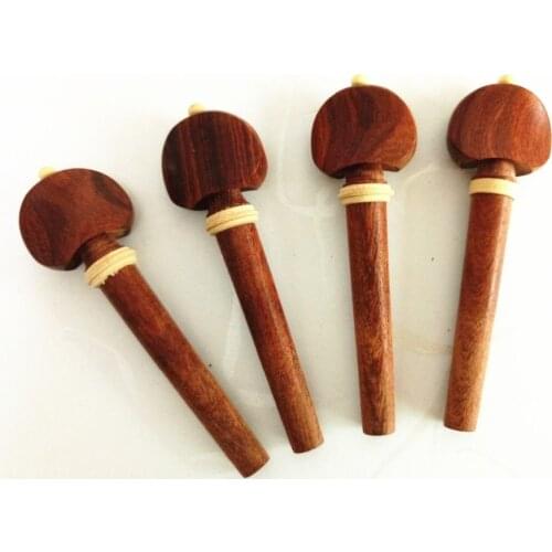 100 pcs high quality 4/4 full size rosewood Violin pegs, violin accessories 1 order