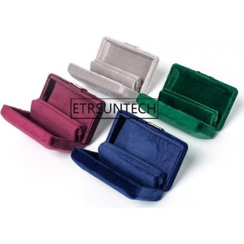 50pcs Velvet Jewelry Box Couple Ring Earring Studs Pendant Handchain Jewelry Storage Case Carrying Organizor Gift Box
