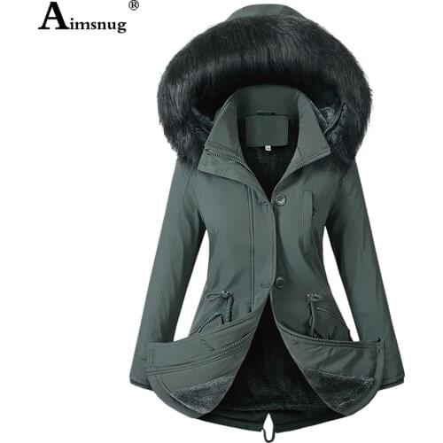 Aimsnug Women's Parkas With A Hood