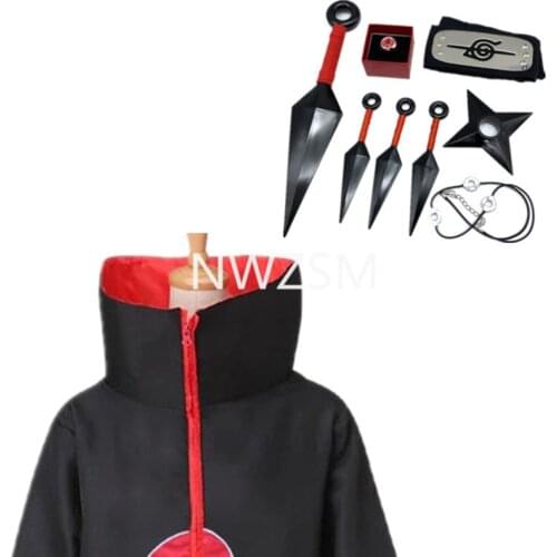 Anime Accessories Ninja Hatake Kakashi Uchiha Sasuke Kunai Shuriken Akatsuki Throwing Weapon Props Cosplay Toy Darts