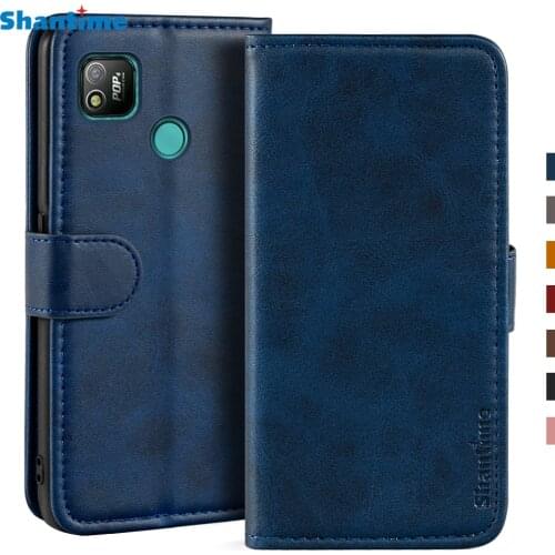 Case For Tecno Pop 4 Case Magnetic Wallet Leather Cover For Tecno Pop 4 Stand Coque Phone Cases