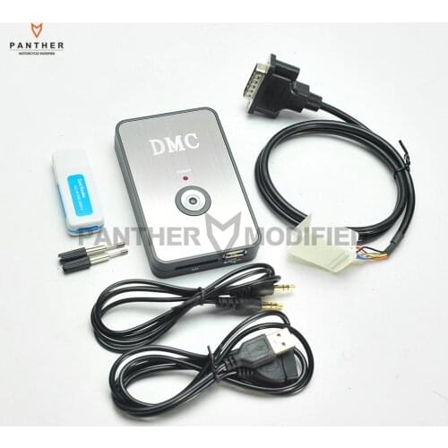 Black Motorcycle Digital Music CD MP3 Changer Player case for Honda Goldwing GL1800 2001-2011