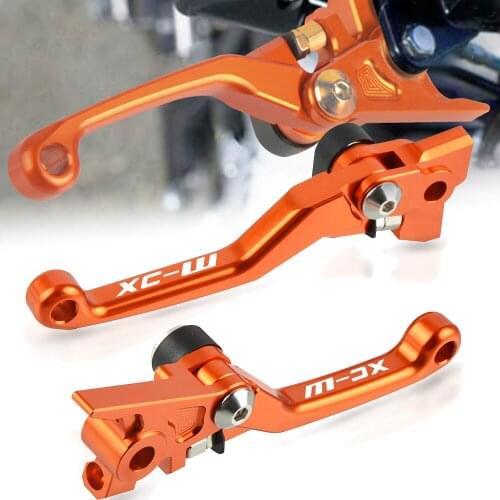 For 125 XC-W 2005-2008 2007 2006 2009-2013 2012 CNC Motorcycle DirtBike Dirt Pit Bike Motocross Pivot Brake Clutch Levers