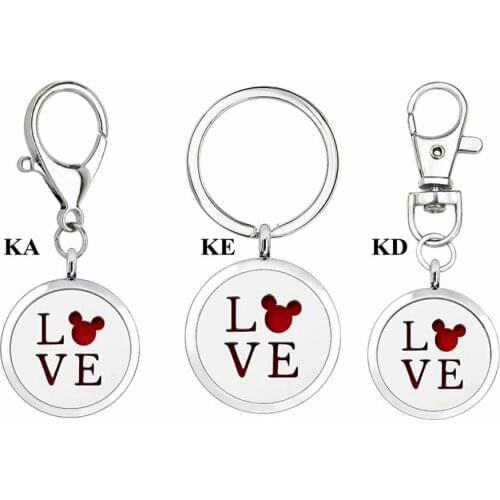 More options Dog Star key ring 30mm essential oil aromatherapy diffusion diffuser locket DIY jewelry Free 5pads