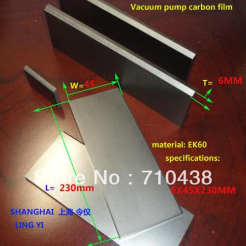 EK60 6X45X230MM ORION vacuum pump carbon vanes graphite vane,carbon plate
