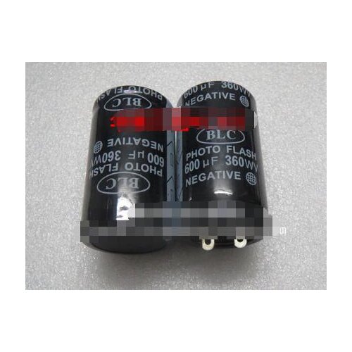 Low esr 330v 600uf photo flash capacitor 30*50mm