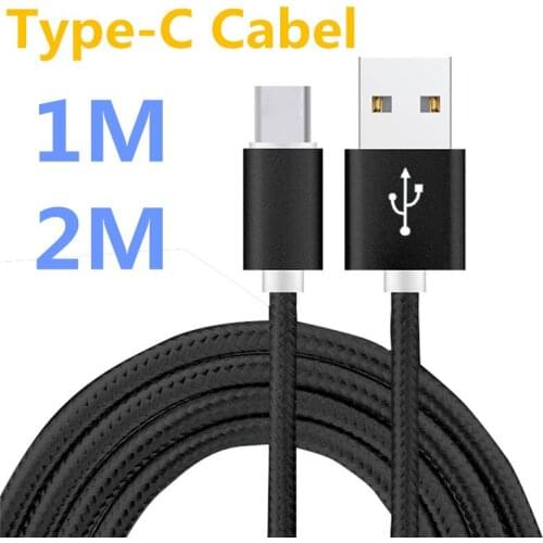 1M 2M USB-C Type-C Cabel For Xiaomi Note 10 Pro CC9 Pro K20 Pro For Samsung Galaxy J4 J6 J8 2018 A50S A30S A20E A10E Note10 Lite