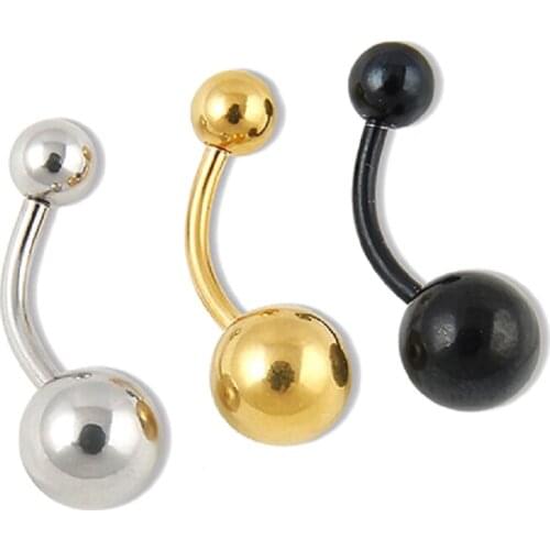 Hot Hot Sales Fashion Surgical Stainless Steel Ball Barbell Belly Navel Ring Button Body Piercing 6KMX 7EVK BE4N
