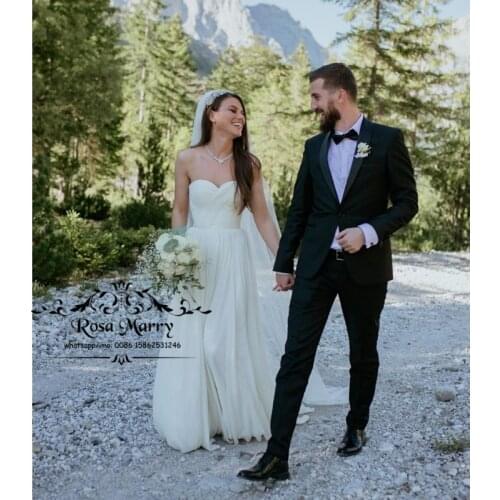 Greek Plus Size Boho Wedding Dresses 2021 A Line Beach Coutry Long Chiffon Cheap Vestido De Novia Bridal Gowns Robe De Mariage