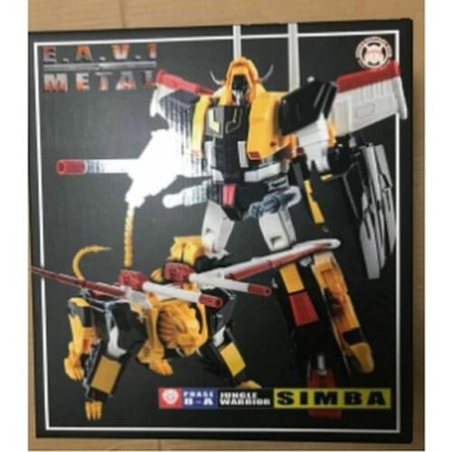 KFC New in Stock Transforms Eavi Metal PHASE 8A: JUNGLE WARRIOR SIMBA