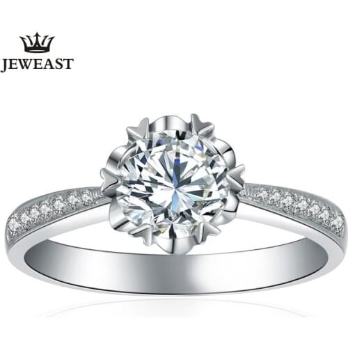 ZSG Natural diamond 18K gold Pure Gold Ring Real 18K gold Solid Gold Ring Trendy Classic Party Fine Jewelry Hot Sell New 2019