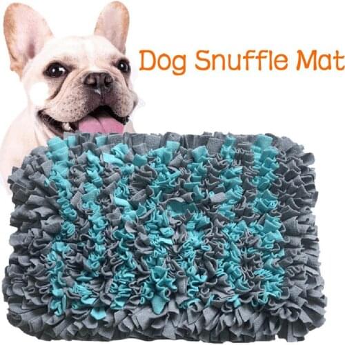 Dog Sniffing Mat Cat Dog Slow Feeding Mat Food Dispenser Relieve Stress Nose Work Toy Pet Dogs Snuffle Mat Training Blanket
