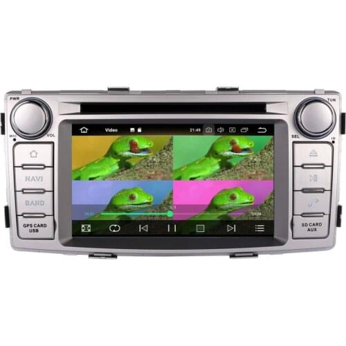 4GB RAM Android 8.0 Car GPS Navigation Radio Stereo For Toyota Hilux 2012 2013 2014 2015 DVD Video Multimedia Player Head Unit