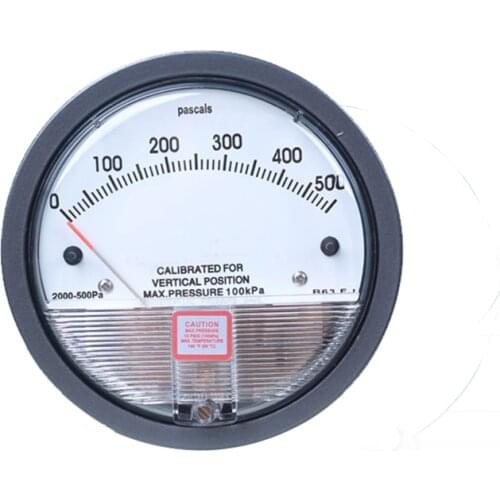 Micro Differential Pressure Gauge High Precision Air Differentialvacuum Manometer Micro Measuring Range 0-60PA~0-30KPA