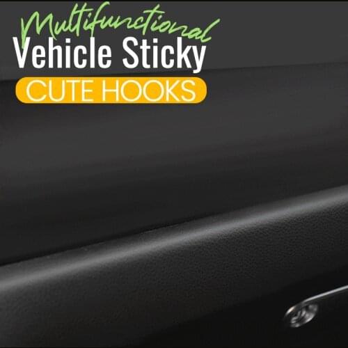 Multifunctional Vehicle Sticky Cute Hooks Car Hook Car Seat Back Cartoon Mini Hook Creative Cute Car Sticky Multifunctional Mini