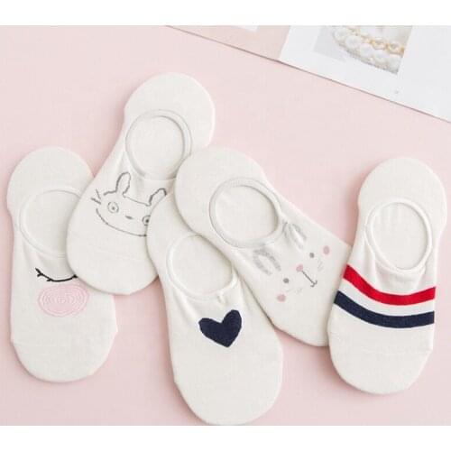 New Style Animal Cute Comfortable Low Cut Women Cartoon No Show Socks Woman Socks