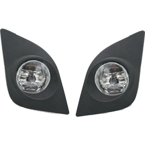 Car Front Bumper Clear Lens Pair Fog Light Lamp+Wiring+Switch Assembly For Toyota Corolla 2014-16 Accessories