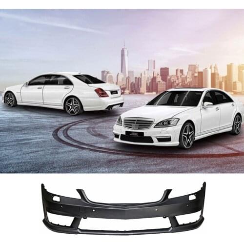 Suit For S-class Benz W221s350s400s500s550s63s65amg Refit the Large Surrounding Front Bar Middle Net